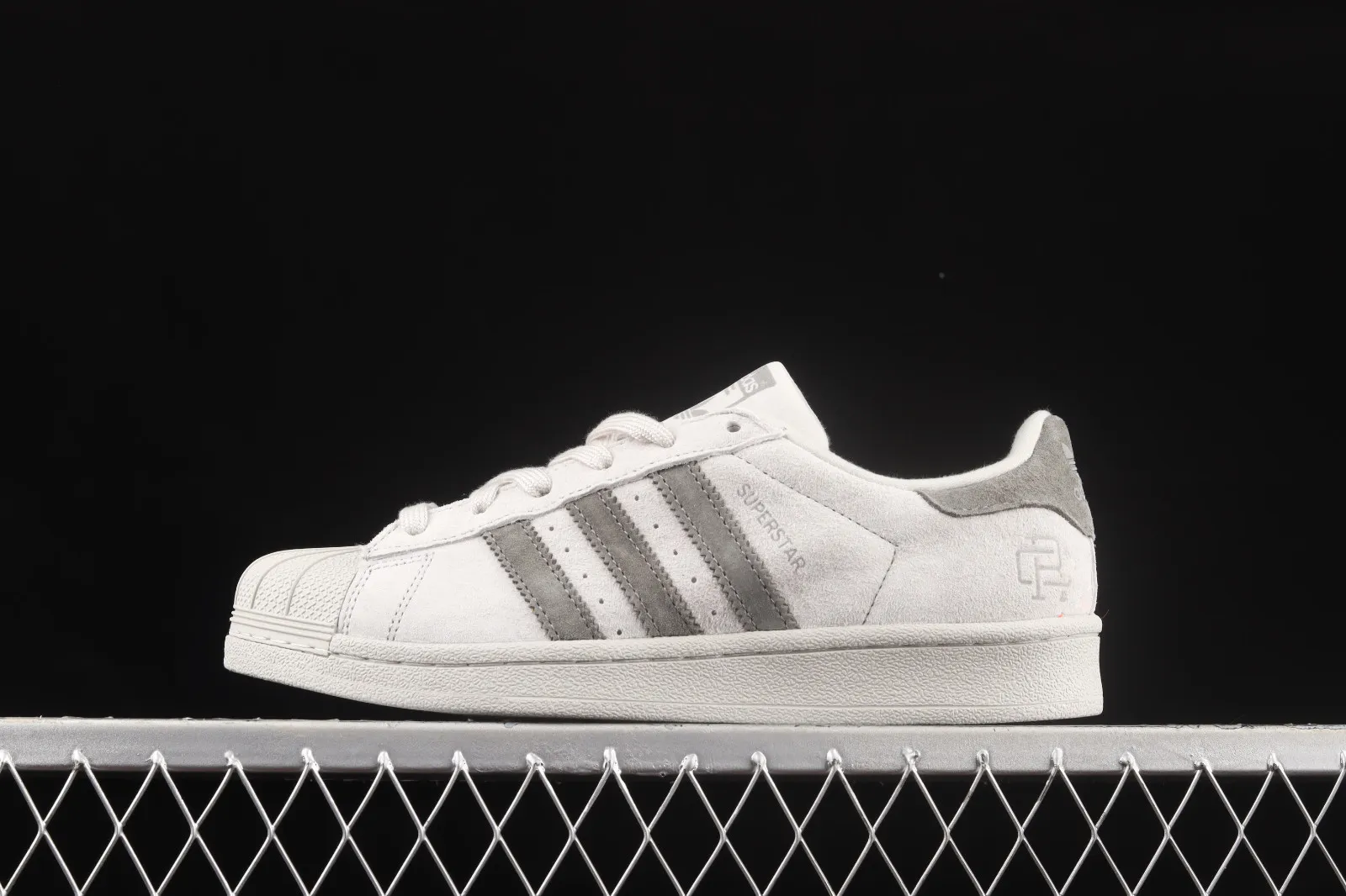 Reigning Champ x Adidas Originals Superstar Gray Suede Cloud White BS9558