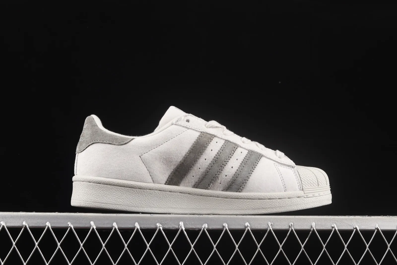 Reigning Champ x Adidas Originals Superstar Gray Suede Cloud White BS9558