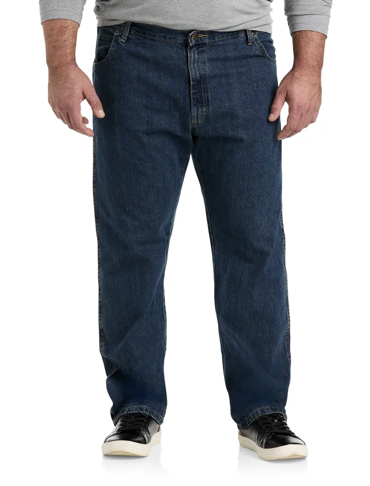 Relaxed-Fit Straight Jeans