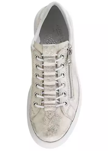 Rieker Metallic Look Trainers | Grattan