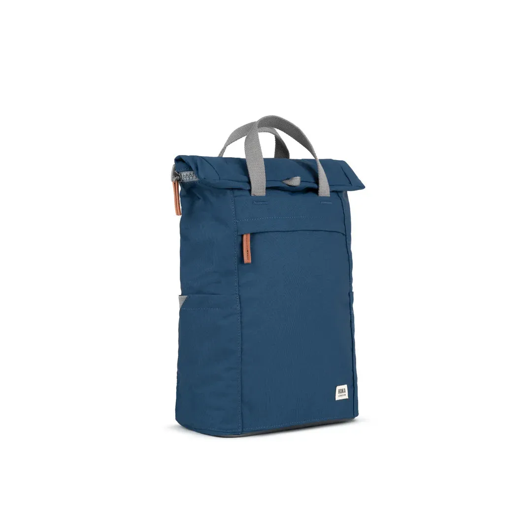 Roka Finchley Canvas Medium Backpack - Deep Blue