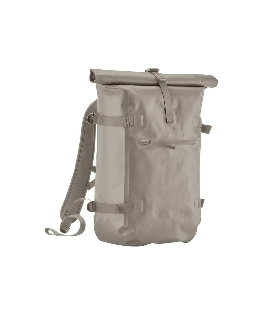 Roll top waterproof backpack one size natural stone Quadra