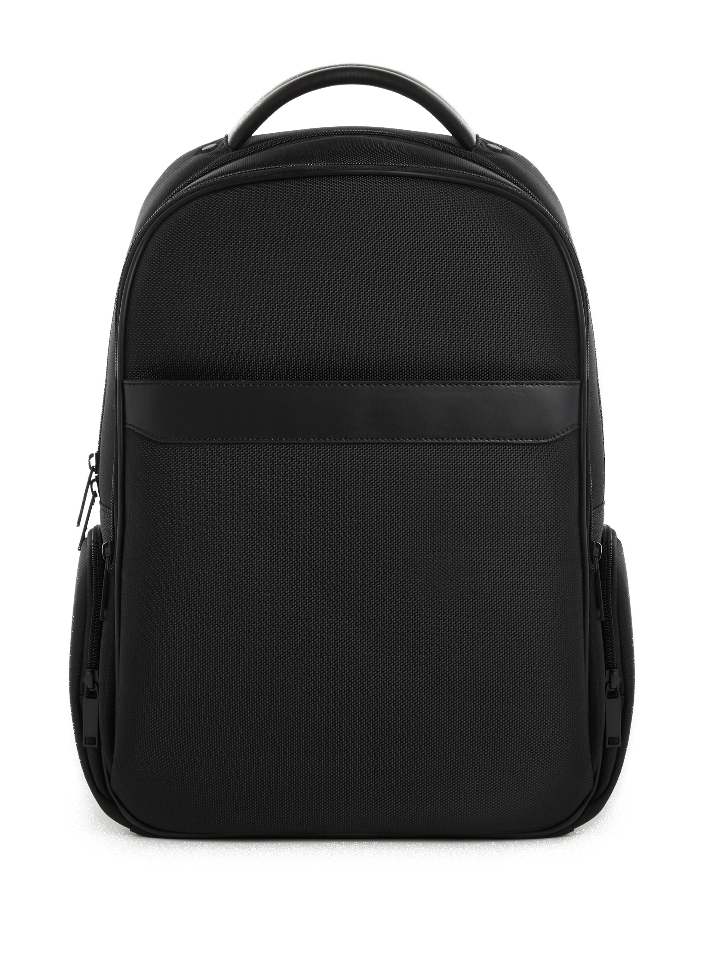 Saison 1865  Grained-effect backpack - Black