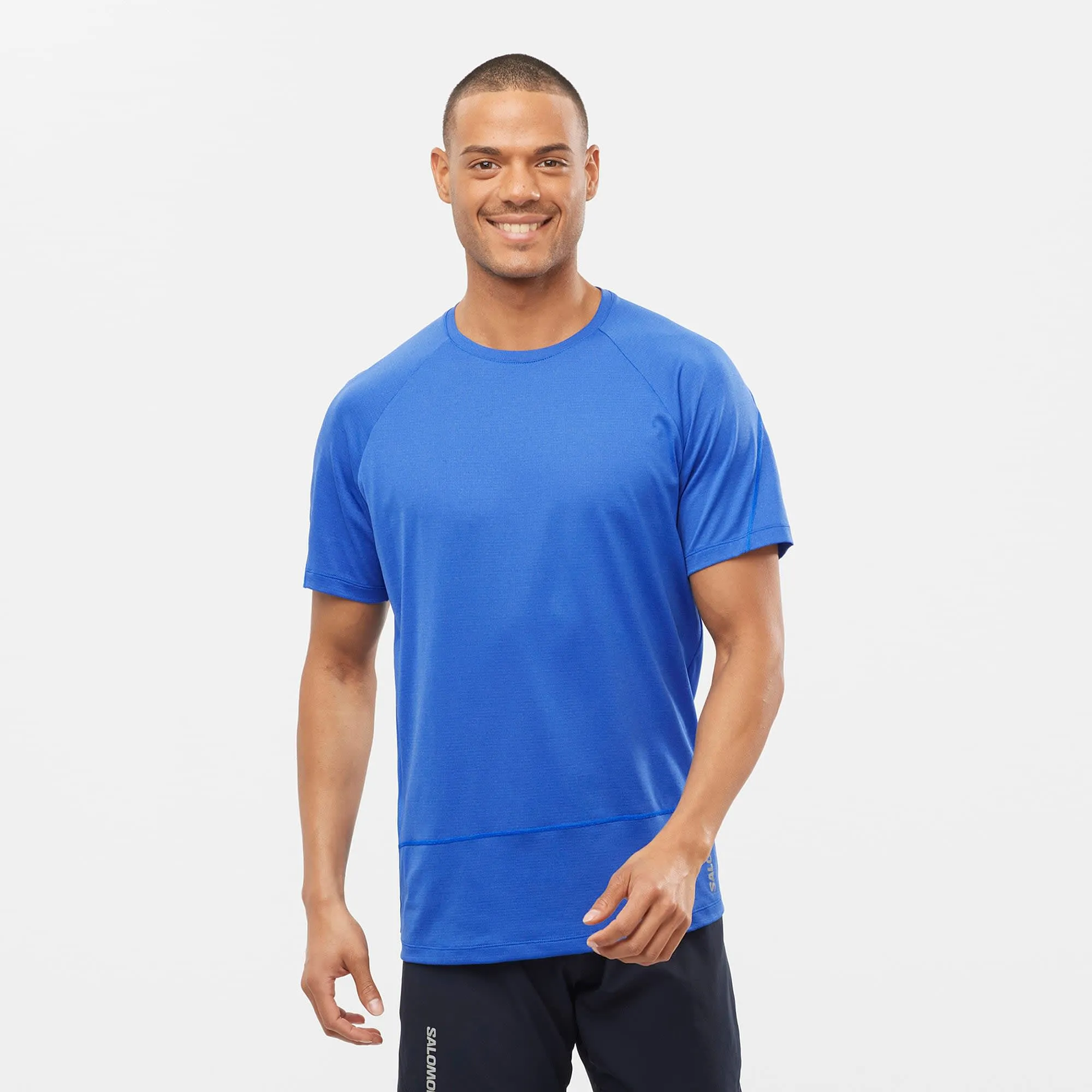 Salomon Men's Cross Run Tee Nautical Blue | Buy Salomon Men's Cross Run Tee Nautical Blue here | Outnorth