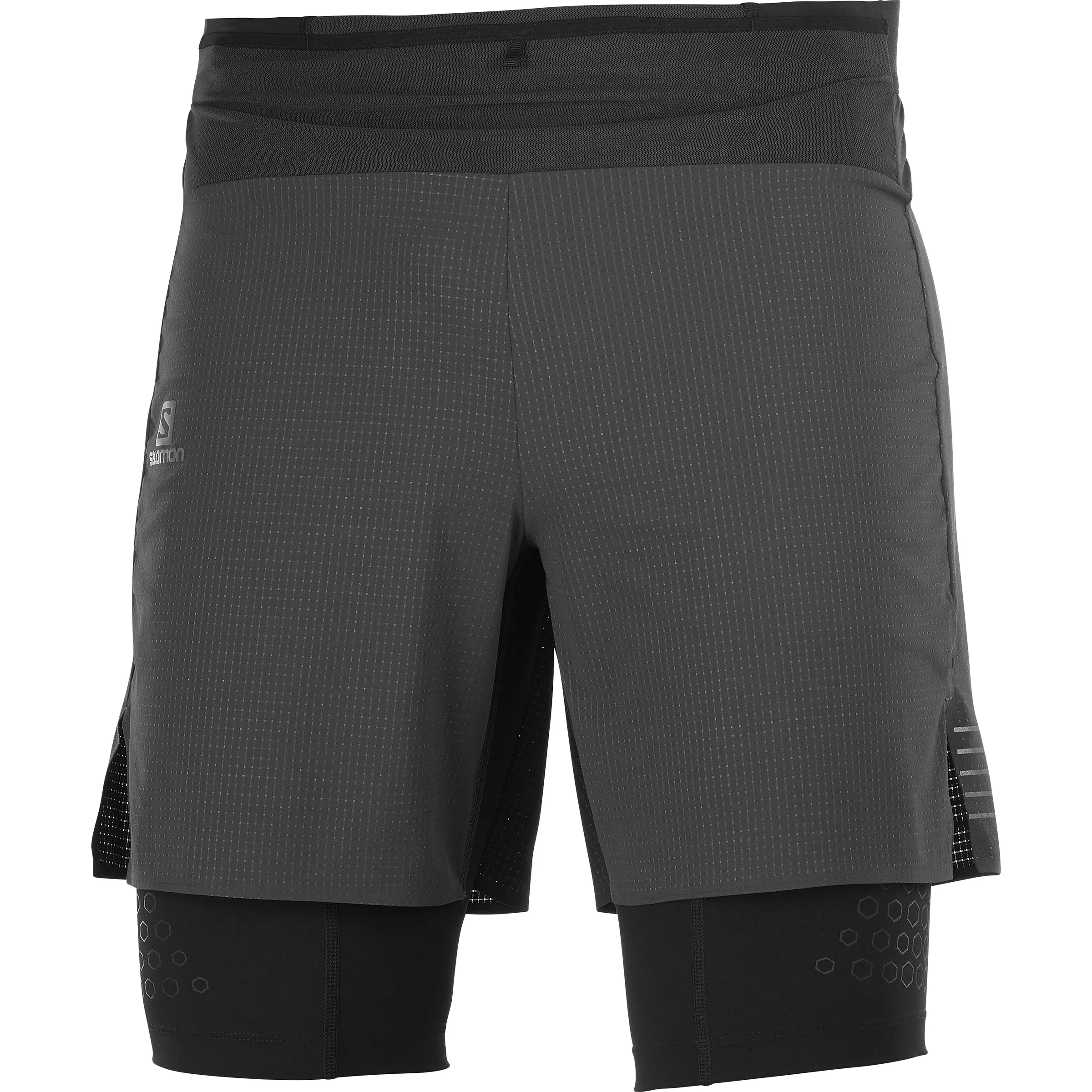 Salomon Men's Exo Motion Twinskin Shorts Black | Buy Salomon Men's Exo Motion Twinskin Shorts Black here | Outnorth