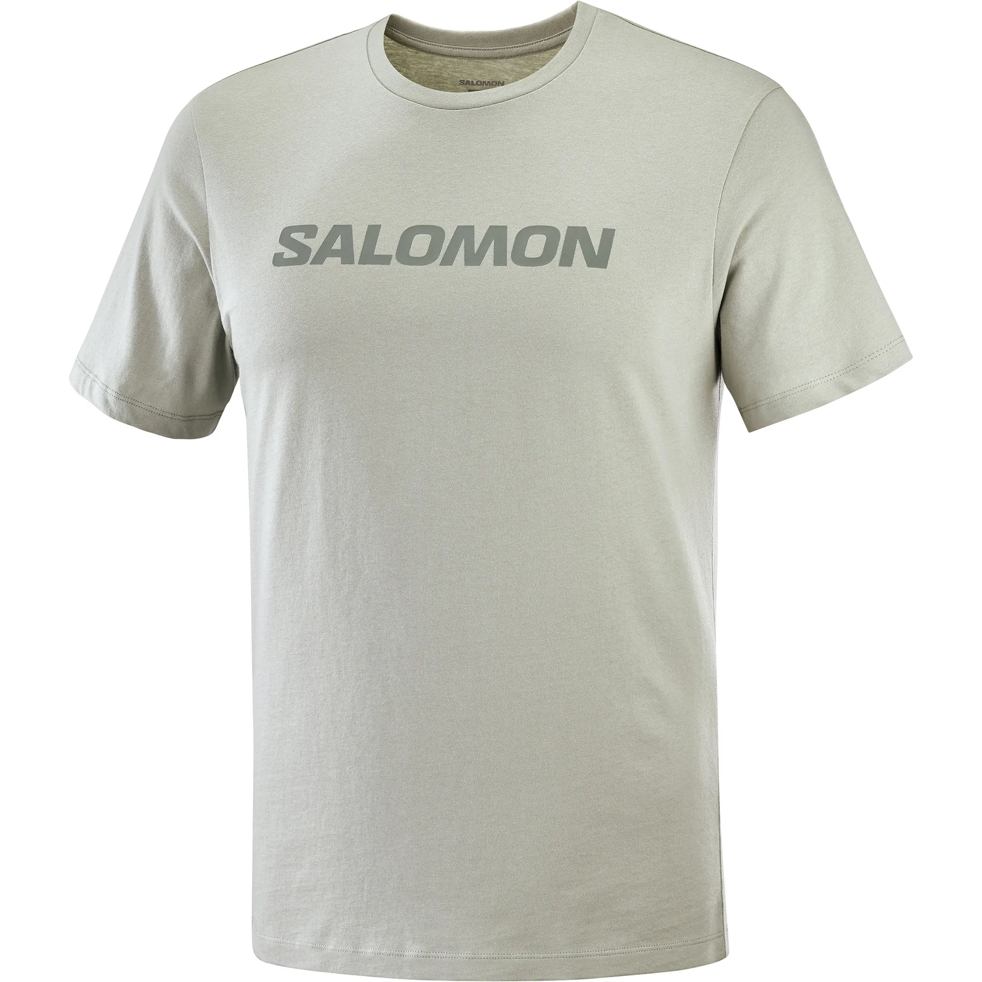 Salomon Men's Outlife Logo Tee Wrought Iron | Buy Salomon Men's Outlife Logo Tee Wrought Iron here | Outnorth