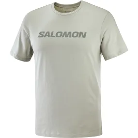 Salomon Men's Outlife Logo Tee Wrought Iron | Buy Salomon Men's Outlife Logo Tee Wrought Iron here | Outnorth