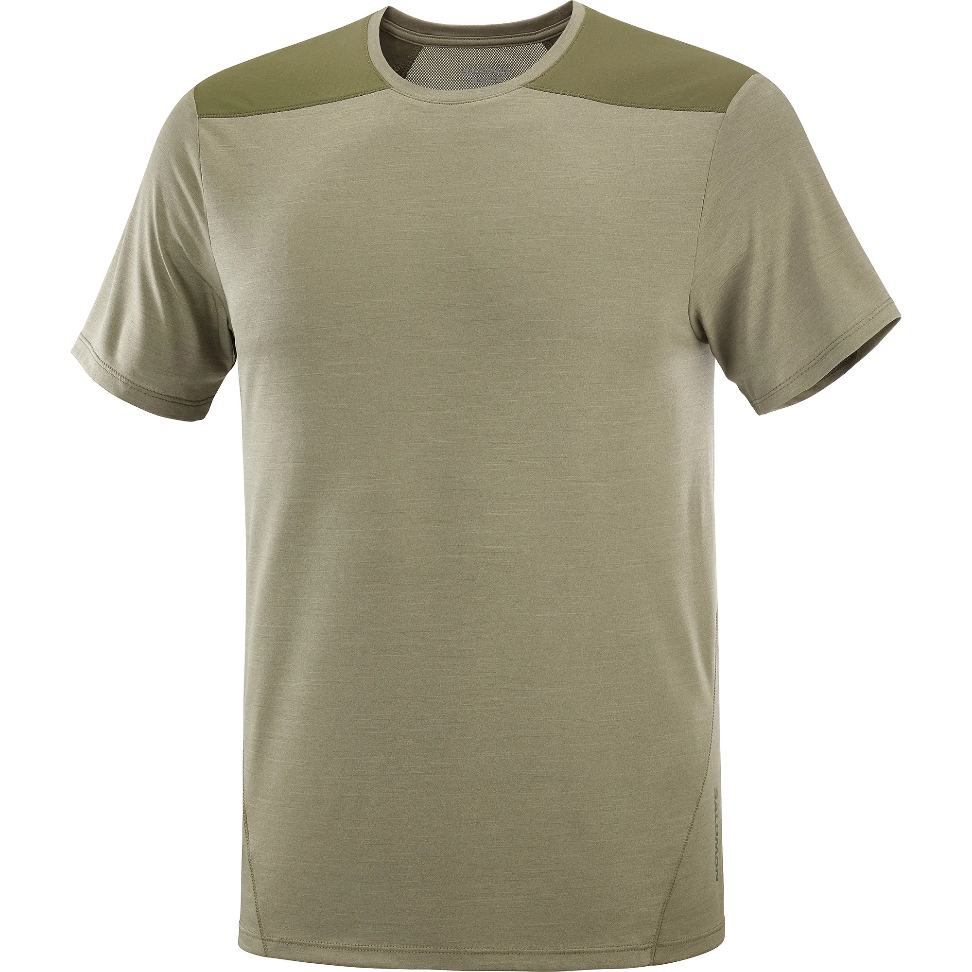 Salomon Men's Outline SS Tee Dusky Green/Grape Leaf | Buy Salomon Men's Outline SS Tee Dusky Green/Grape Leaf here | O