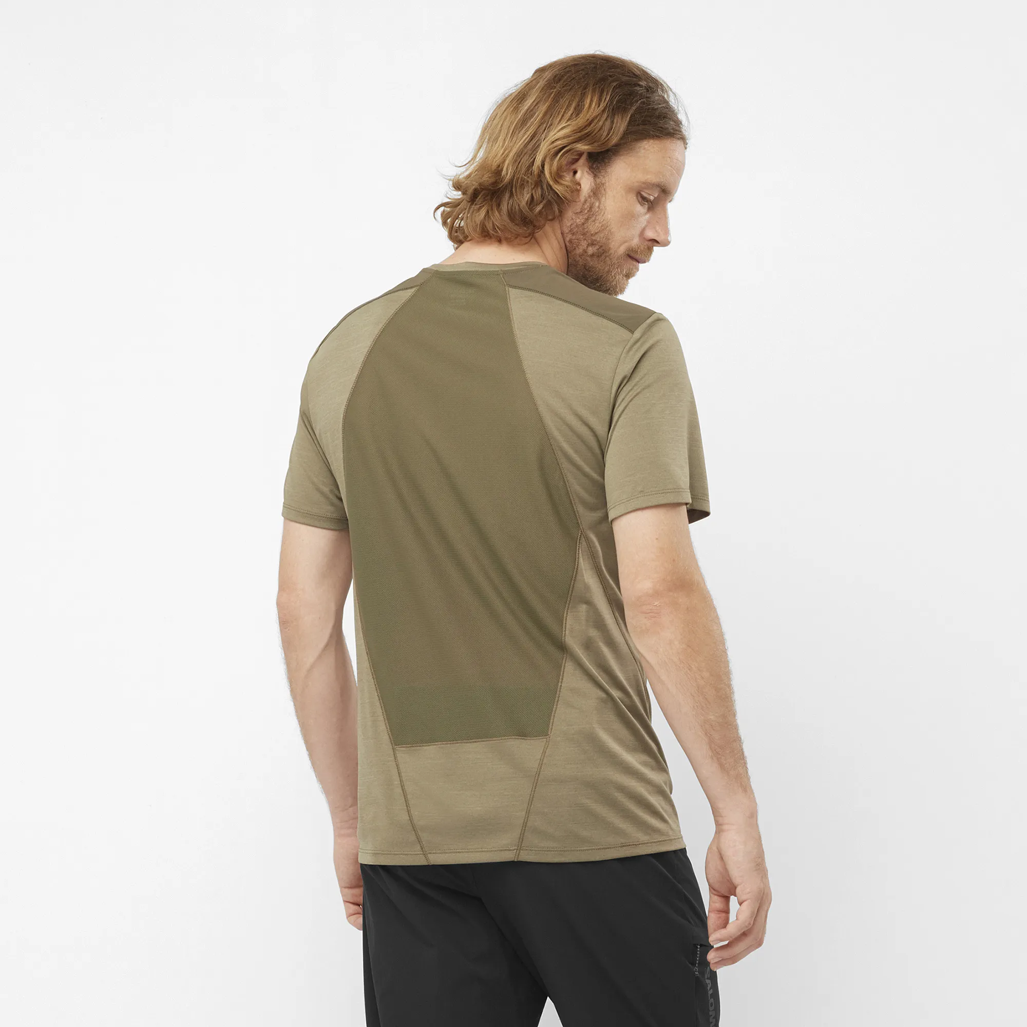 Salomon Men's Outline SS Tee Dusky Green/Grape Leaf | Buy Salomon Men's Outline SS Tee Dusky Green/Grape Leaf here | O