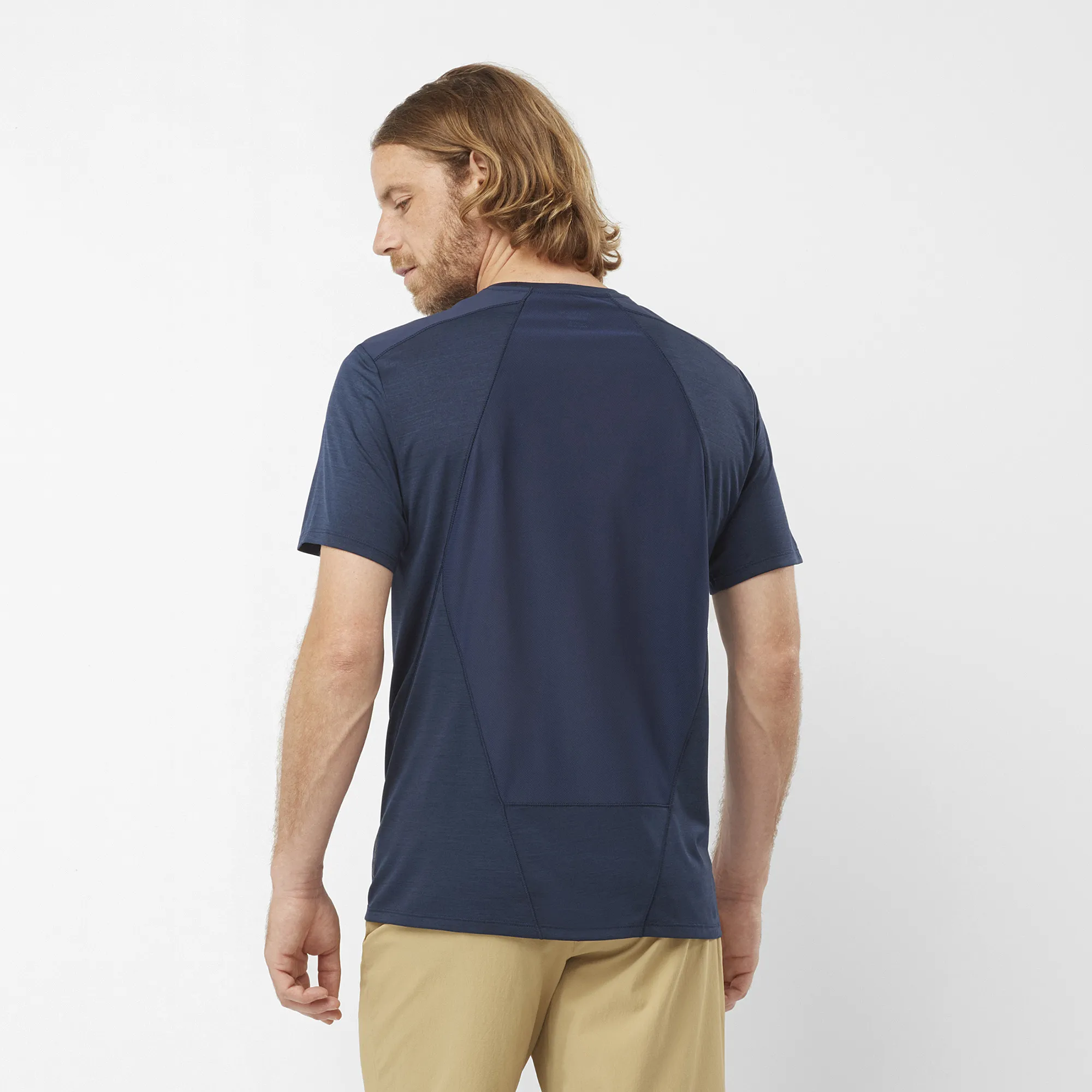 Salomon Men's Outline SS Tee Navy Iris | Buy Salomon Men's Outline SS Tee Navy Iris here | Outnorth