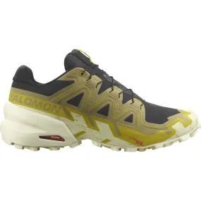 Salomon Men's Speedcross 6 Black/Cress Green/Transparent Yellow | Buy Salomon Men's Speedcross 6 Black/Cress Green/Tra