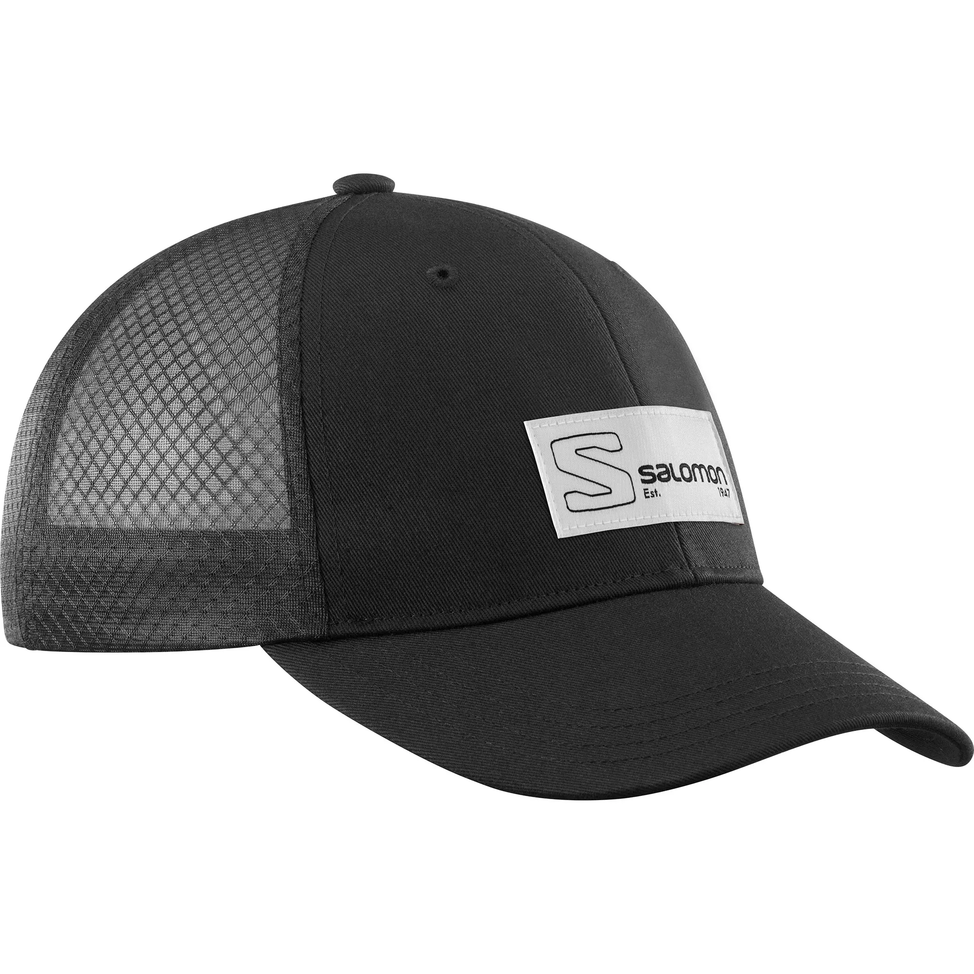 Salomon Trucker Curved Cap Black/Black | Buy Salomon Trucker Curved Cap Black/Black here | Outnorth