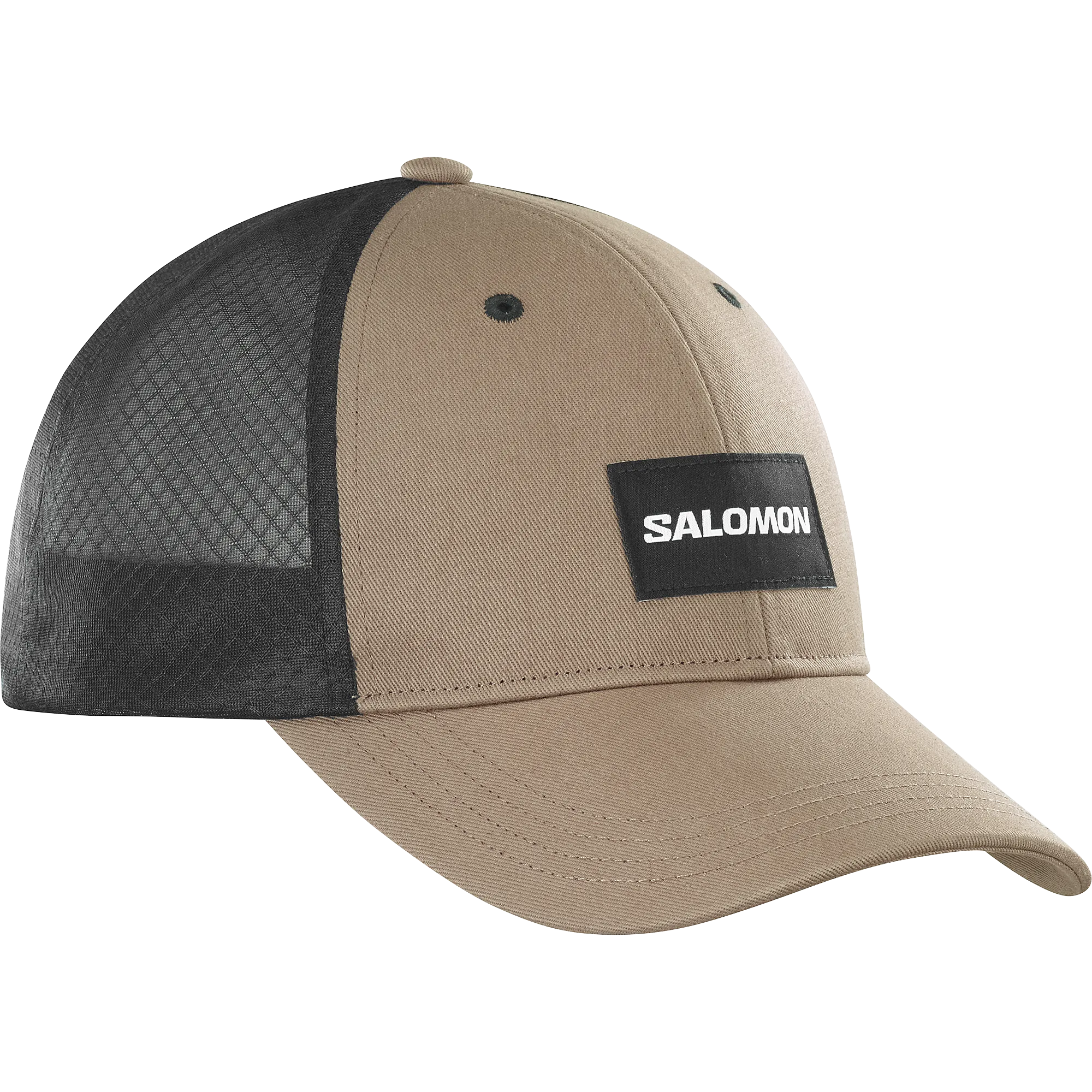 Salomon Trucker Curved Cap Shitake/Deep Black | Buy Salomon Trucker Curved Cap Shitake/Deep Black here | Outnorth