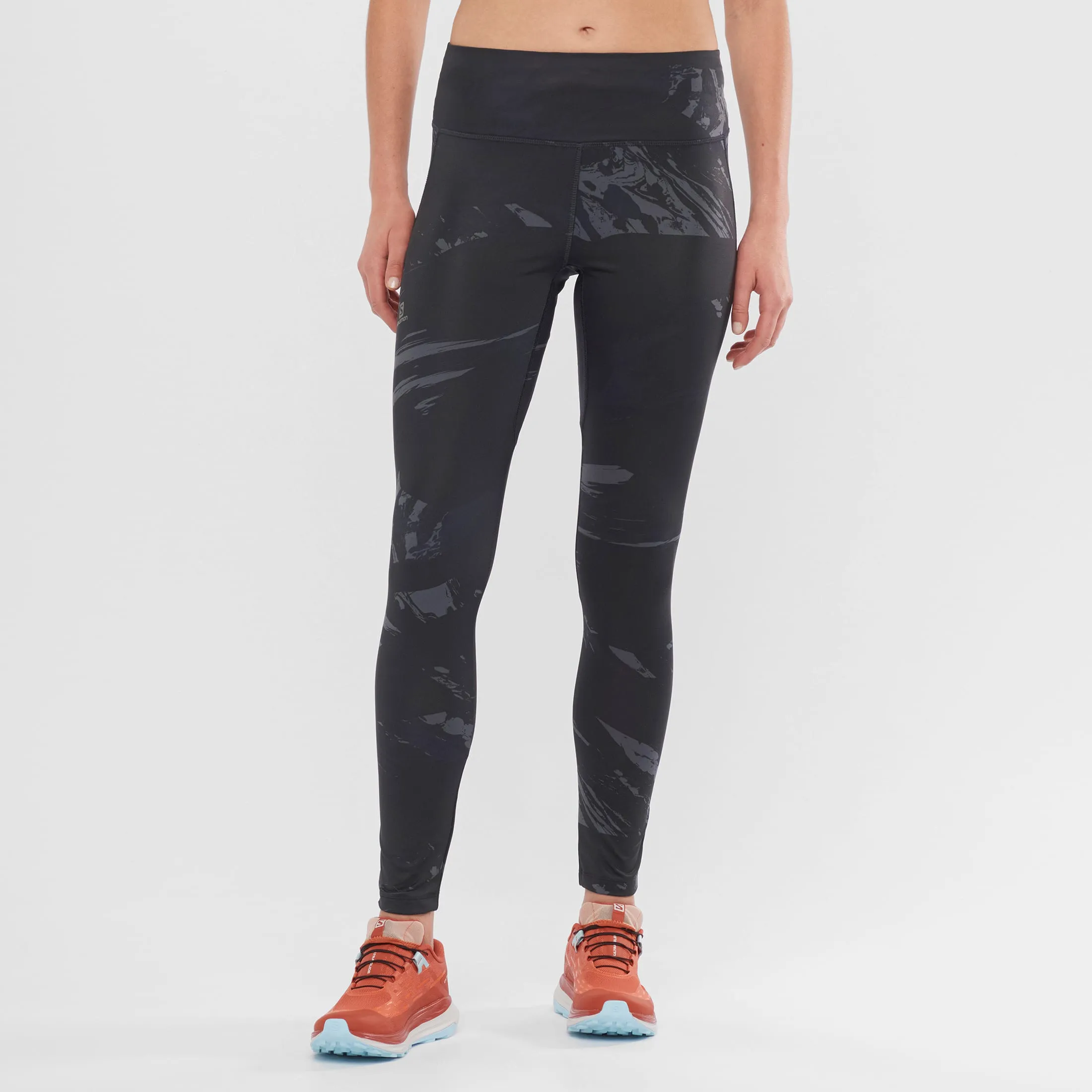 Salomon Women's Agile Long Tight Black/Ao | Buy Salomon Women's Agile Long Tight Black/Ao here | Outnorth