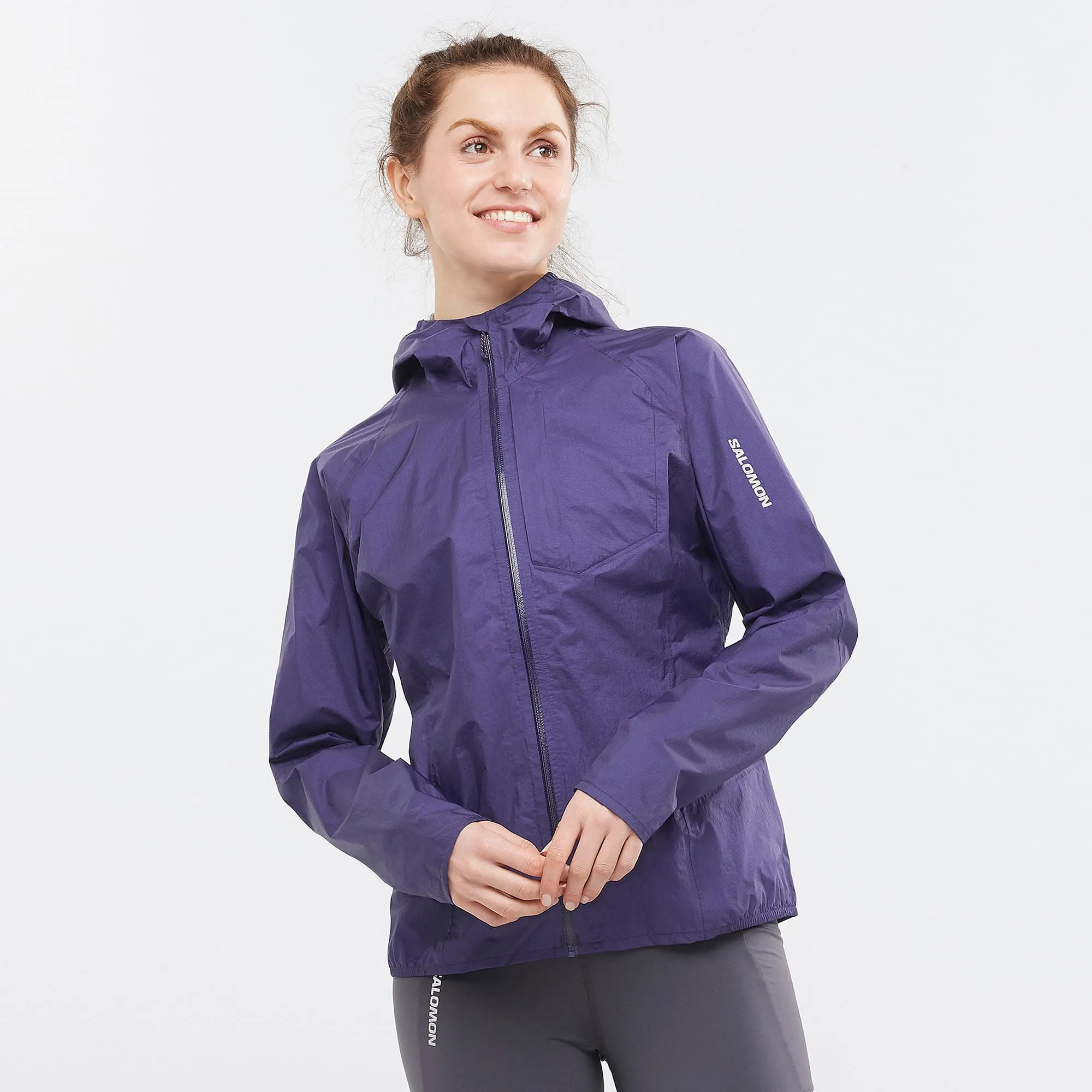 Salomon Women's Bonatti Waterproof Jacket Astral Aura | Buy Salomon Women's Bonatti Waterproof Jacket Astral Aura here