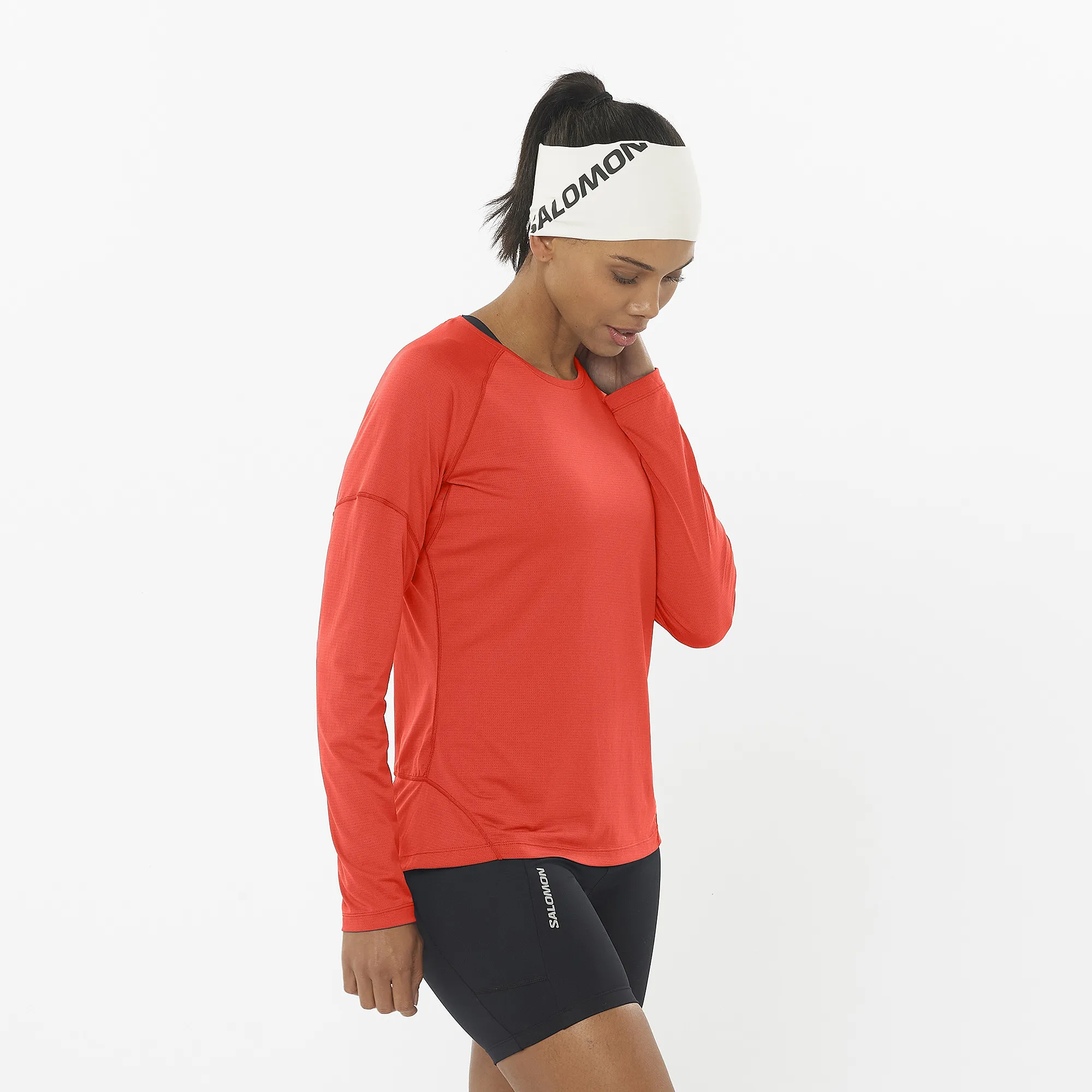 Salomon Women's Cross Run Top Cherry Tomato | Buy Salomon Women's Cross Run Top Cherry Tomato here | Outnorth