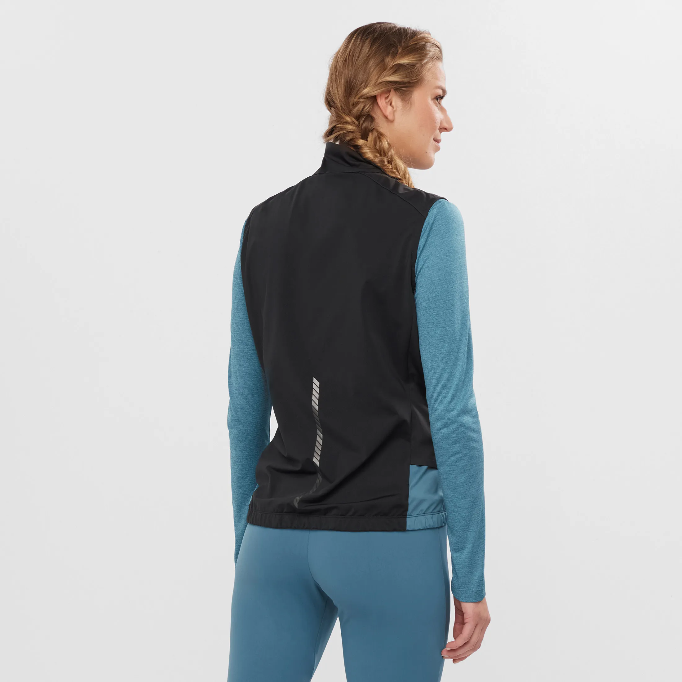 Salomon Women's Light Shell Vest Black/Mallard Blue | Buy Salomon Women's Light Shell Vest Black/Mallard Blue here | O