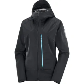 Salomon Women's MTN GORE-TEX Softshell Jacket Deep Black/Bluefish | Buy Salomon Women's MTN GORE-TEX Softshell Jacket 