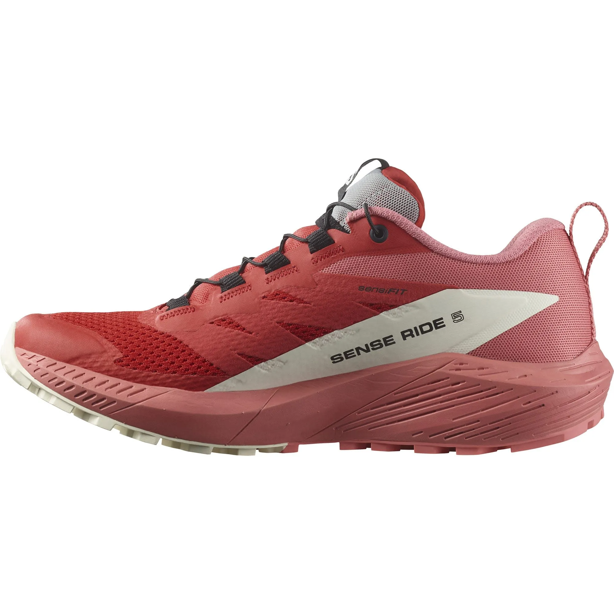 Salomon Women's Sense Ride 5 Tea Rose/Fiery Red/Vanilla Ice | Buy Salomon Women's Sense Ride 5 Tea Rose/Fiery Red/Vani