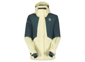 Scott Jacket W's Ultimate Dryo 10 Pale Yellow/Aruba Green