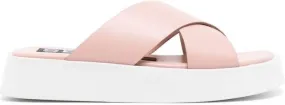 Senso Pippi I crossover platform sandals Pink