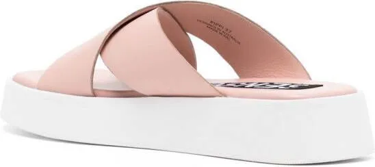 Senso Pippi I crossover platform sandals Pink