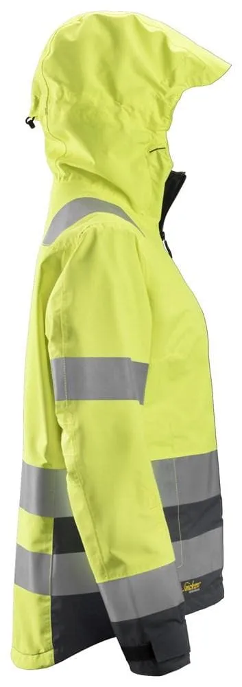 Snickers 1347 AllroundWork, Women’s Hi-Vis Waterproof Shell Jacket Class 2/3 Various Colours