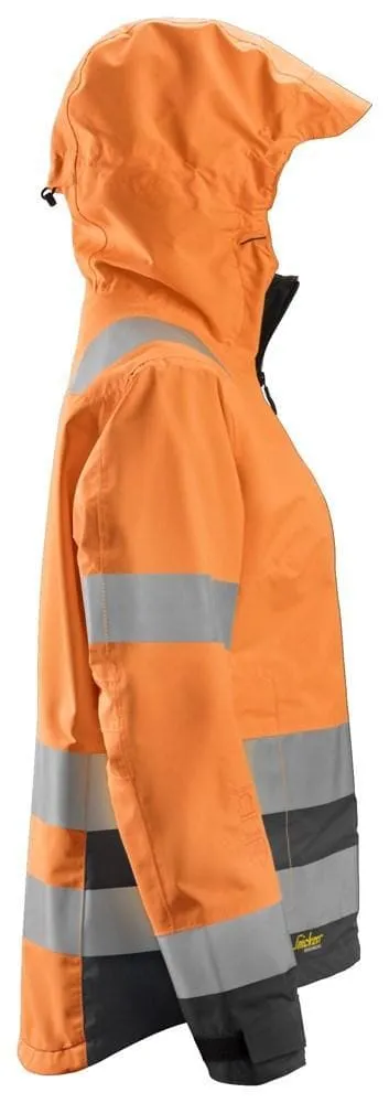 Snickers 1347 AllroundWork, Women’s Hi-Vis Waterproof Shell Jacket Class 2/3 Various Colours