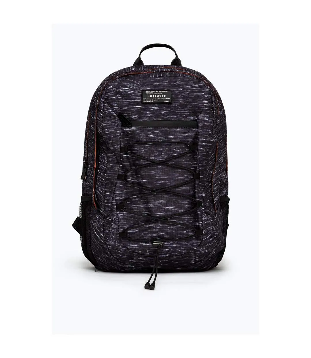 Space dye marl maxi backpack one size black Hype