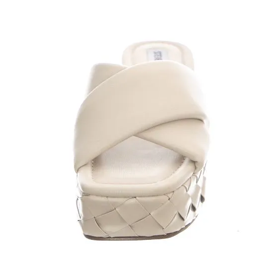 Steve Madden Womens Raivyn Bone White Sandals