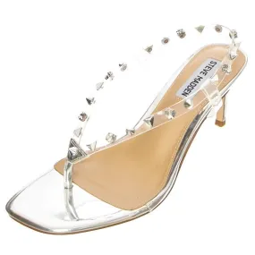 Steve Madden Womens Zazzy-S Clear Sandals