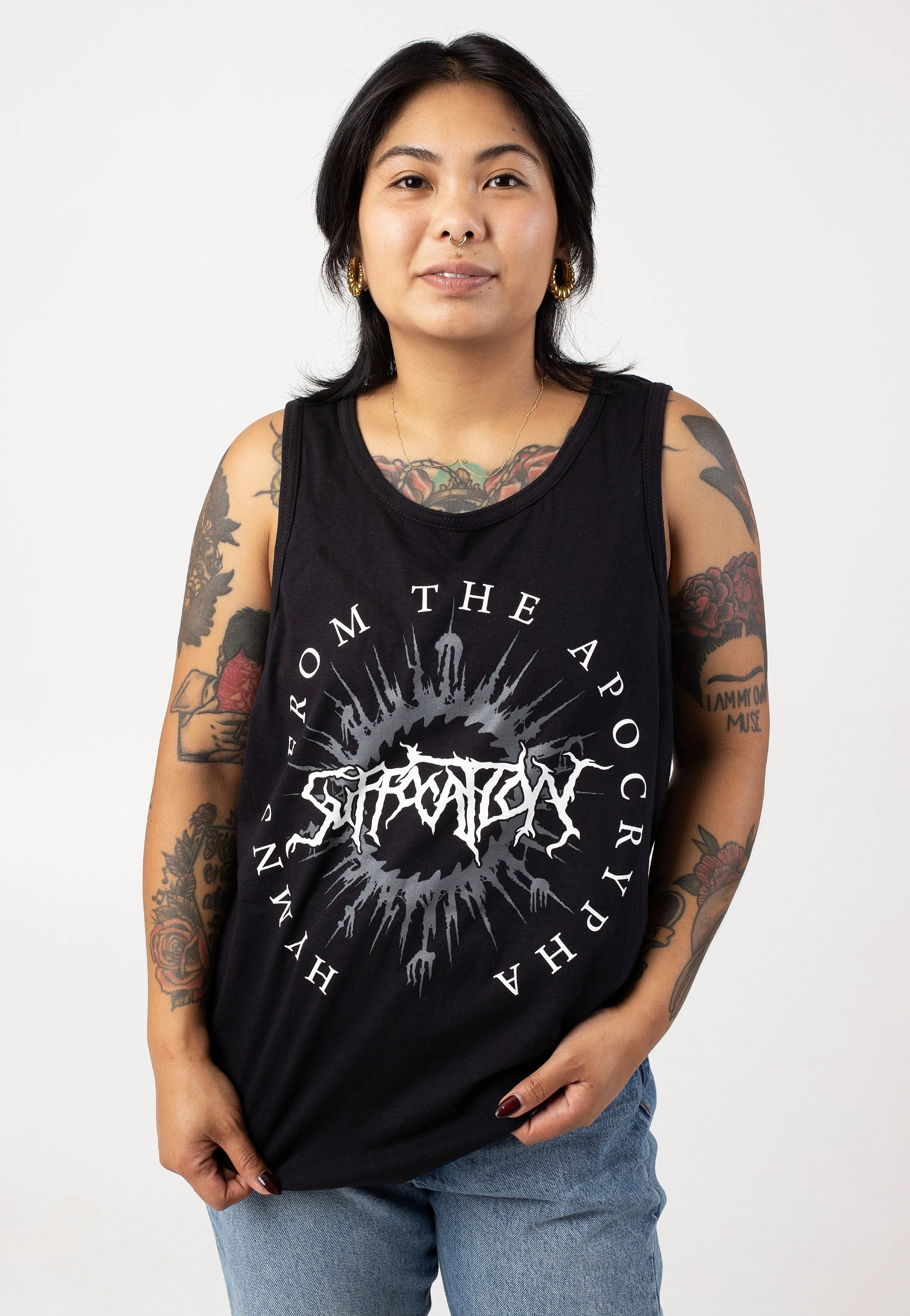 Suffocation - Hymns Logo - Tank