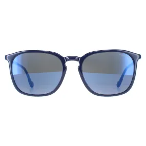 Sunglasses | Square Shiny Blue Blue ML0150 | Moncler