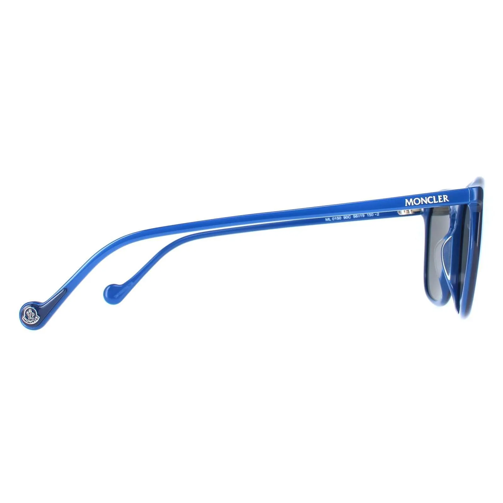 Sunglasses | Square Shiny Blue Blue ML0150 | Moncler