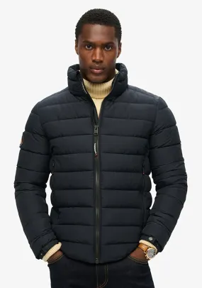 Superdry Fuji Embroidered Padded Jacket, Eclipse Navy