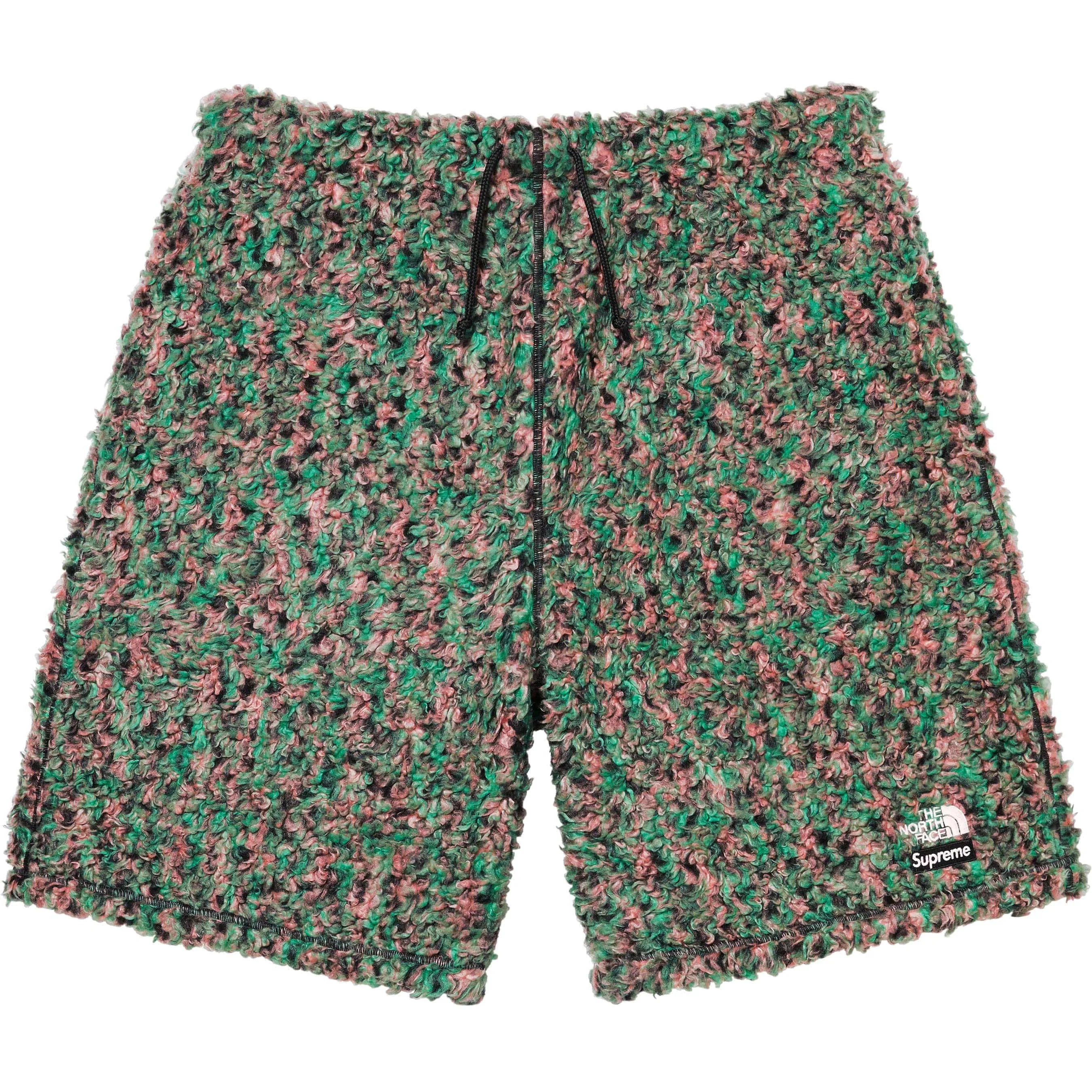 Supreme The North Face High Pile Fleece Short Multicolor