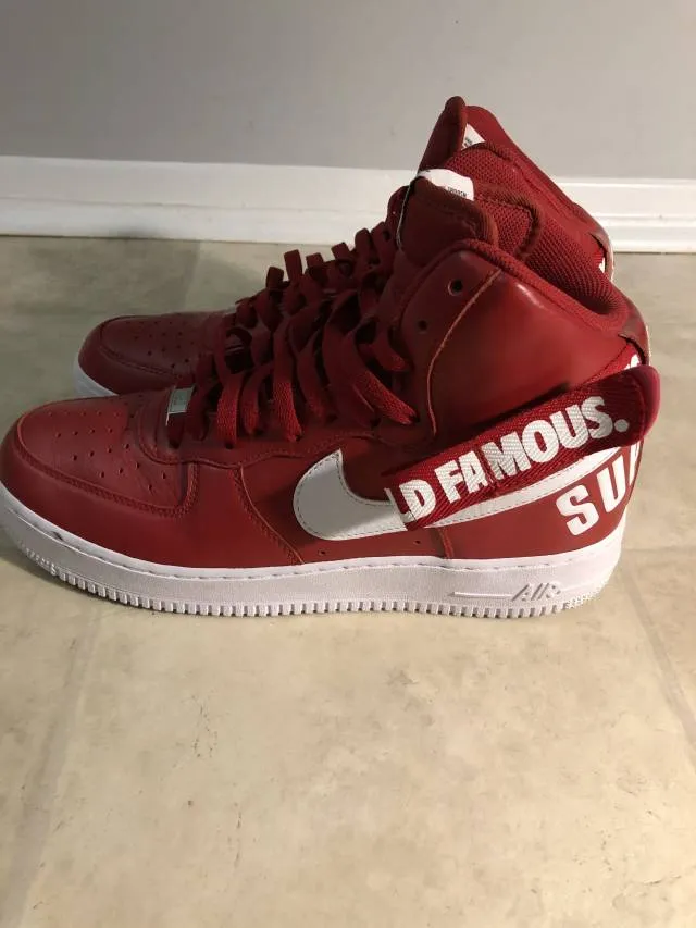 Supreme x Nike Air Force 1 High