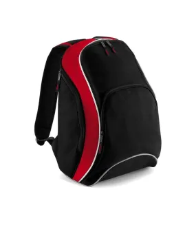 Teamwear backpack one size black/classic red Bagbase