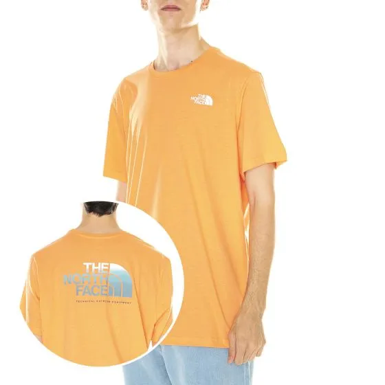 The North Face M' D2 Graphic S/S Tee EU Dusty Coral Orange