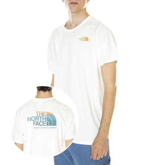 The North Face M' D2 Graphic S/S Tee - EU Gardenia White