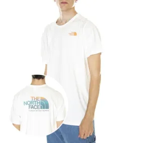 The North Face M' D2 Graphic S/S Tee - EU Gardenia White