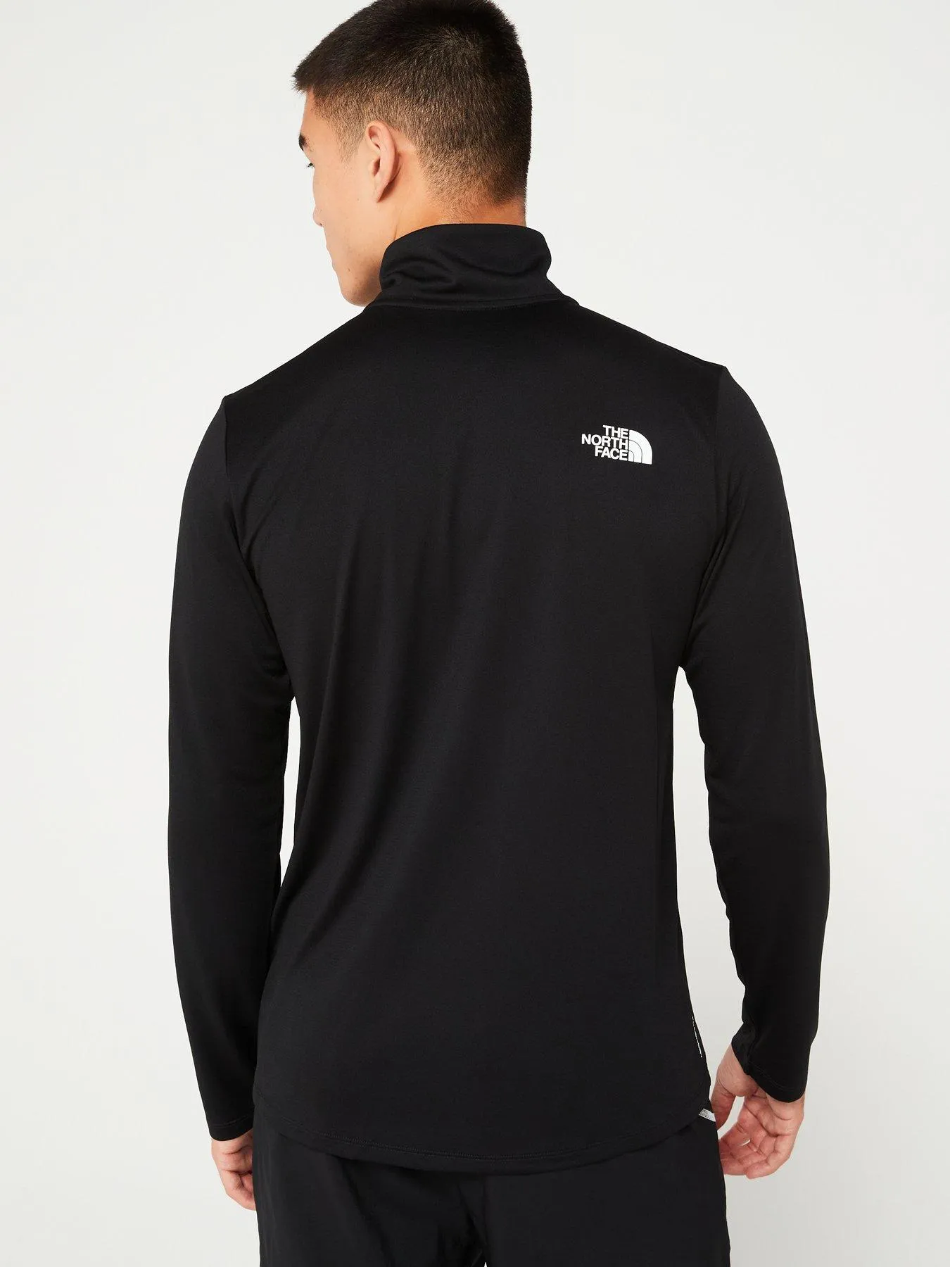 THE NORTH FACE Mens 24/7 1/4 Zip Tee - Black