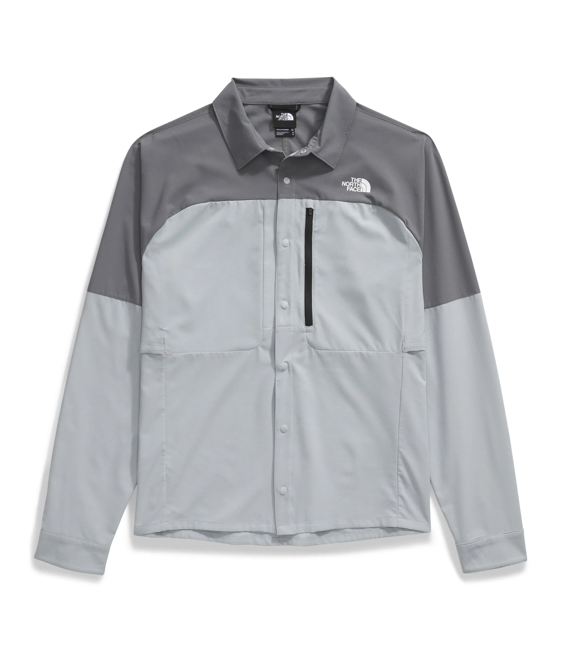 The North Face Men's First Trail Upf LS Shirt High Rise Grey Smoked Pearl