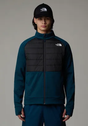 The North Face Men’s Reaxion Hybrid Jacket, Petrol Blue & Black