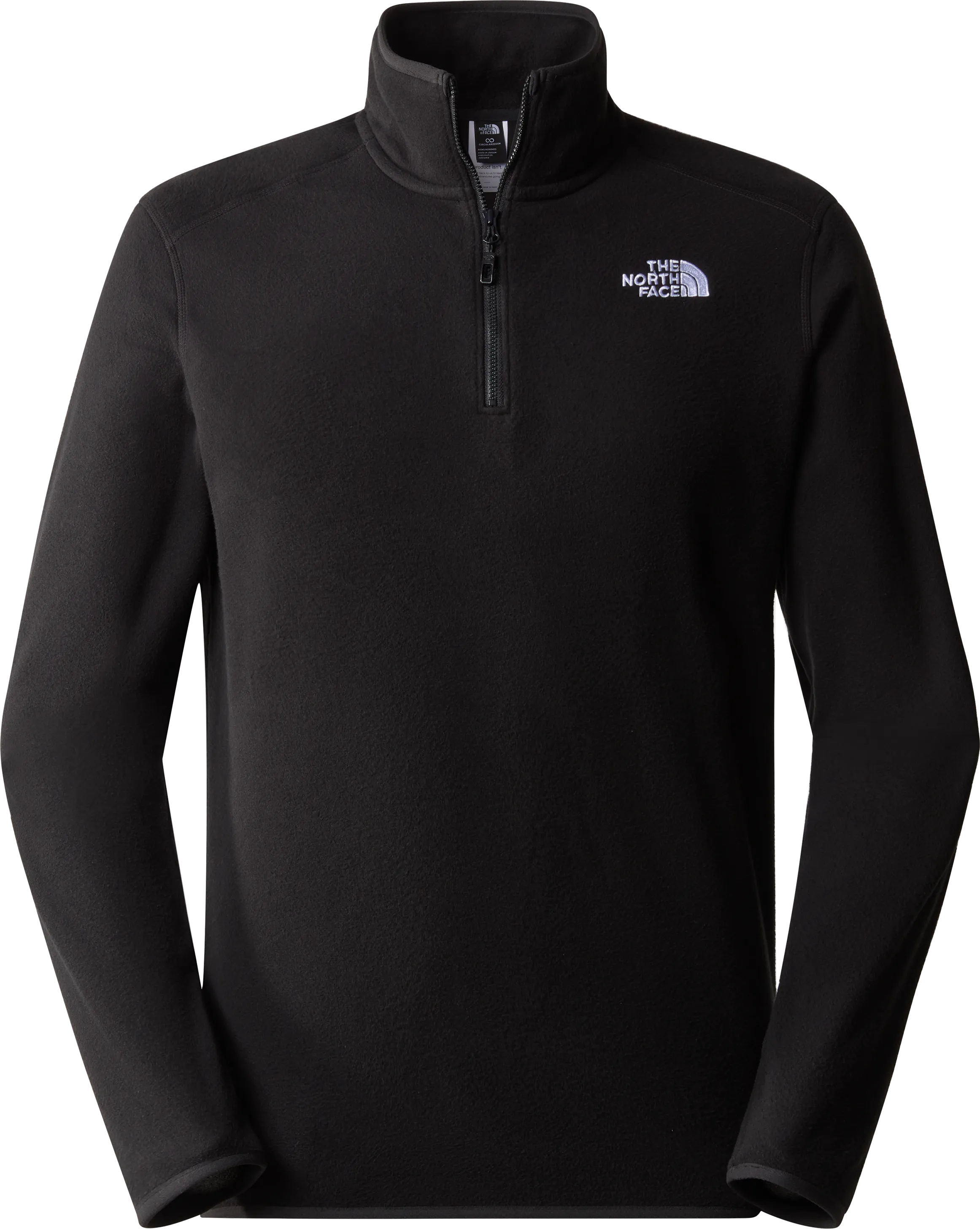 The North Face Men's 100 Glacier 1/4 Zip Fleece TNF Black | Buy The North Face Men's 100 Glacier 1/4 Zip Fleece TNF Bl