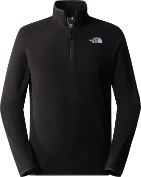 The North Face Men's 100 Glacier 1/4 Zip Fleece TNF Black | Buy The North Face Men's 100 Glacier 1/4 Zip Fleece TNF Bl