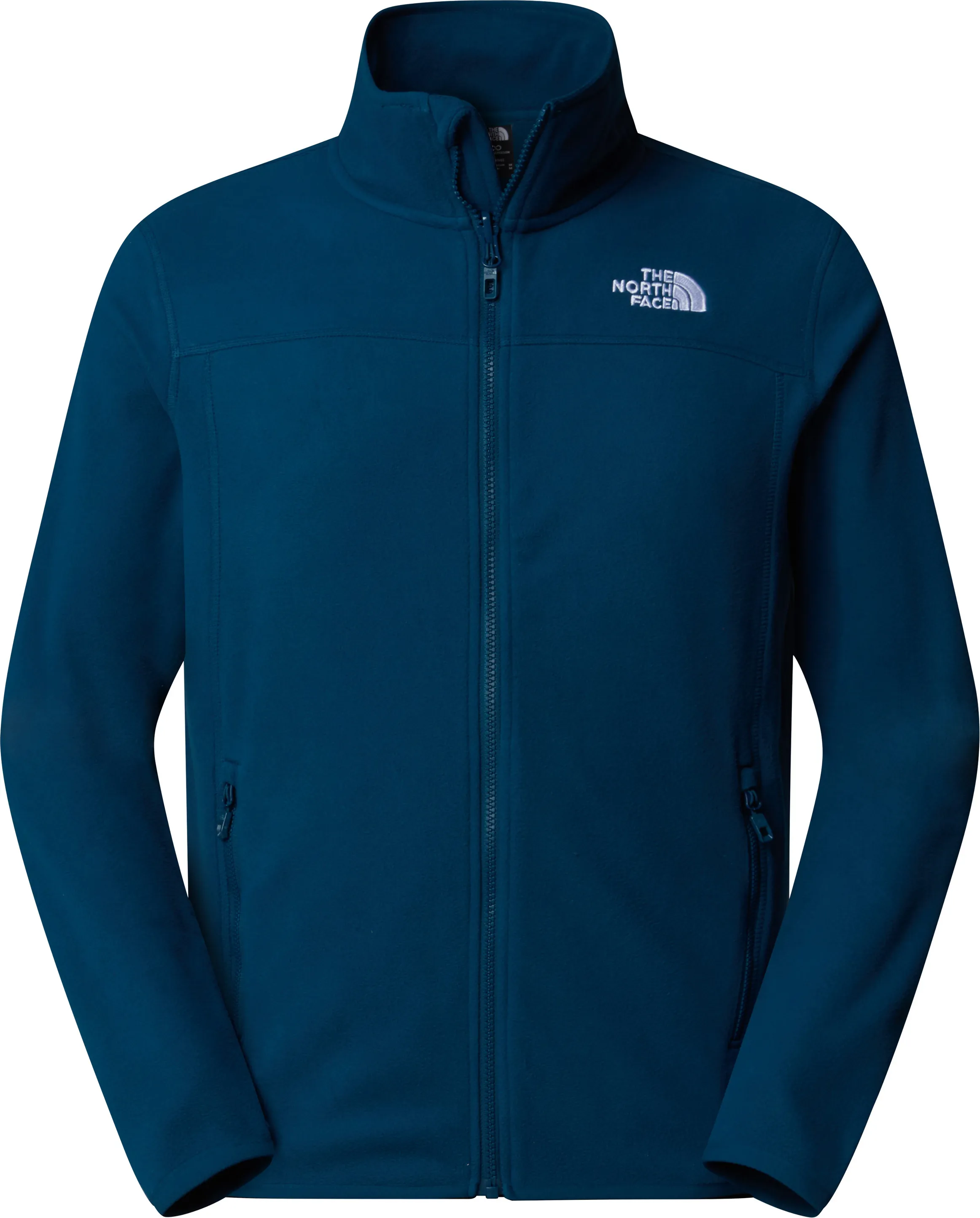 The North Face Men's 100 Glacier Full-Zip Fleece Midnight Petrol | Buy The North Face Men's 100 Glacier Full-Zip Fleec