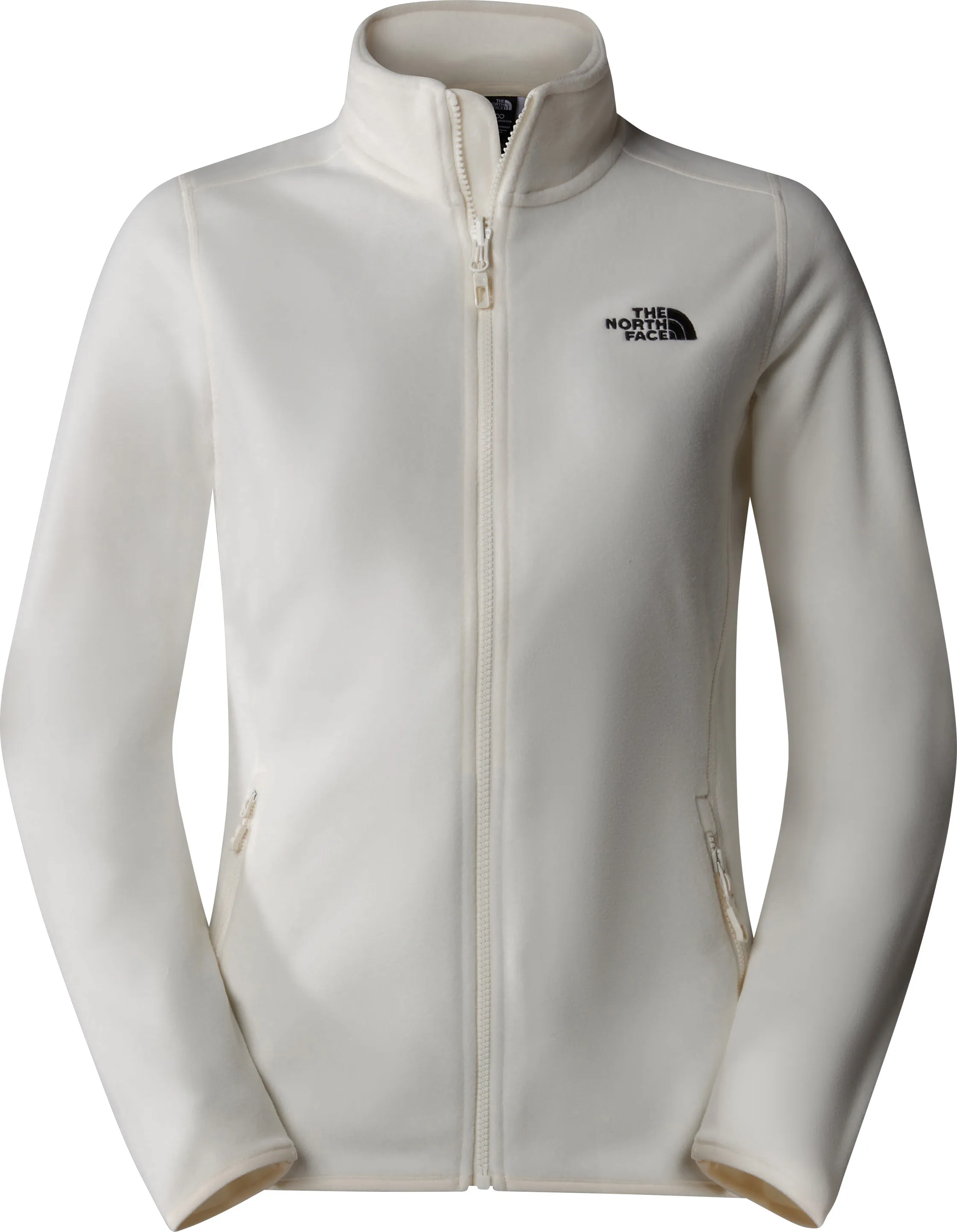 The North Face Women's 100 Glacier Full-Zip Fleece White Dune/NPF | Buy The North Face Women's 100 Glacier Full-Zip Fl