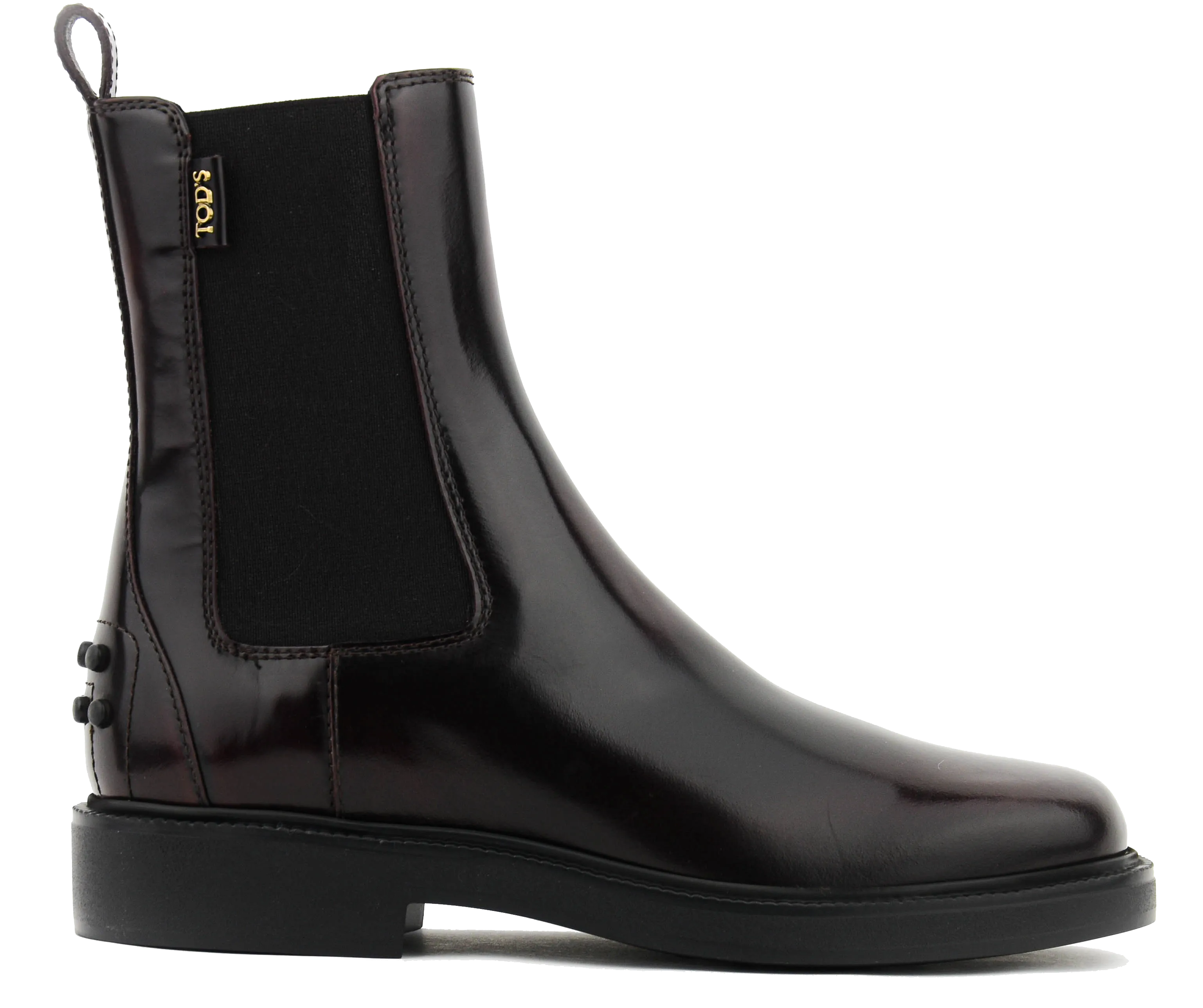 TODS dames  TOD'S CHELSEA BOOT DARK BROWN