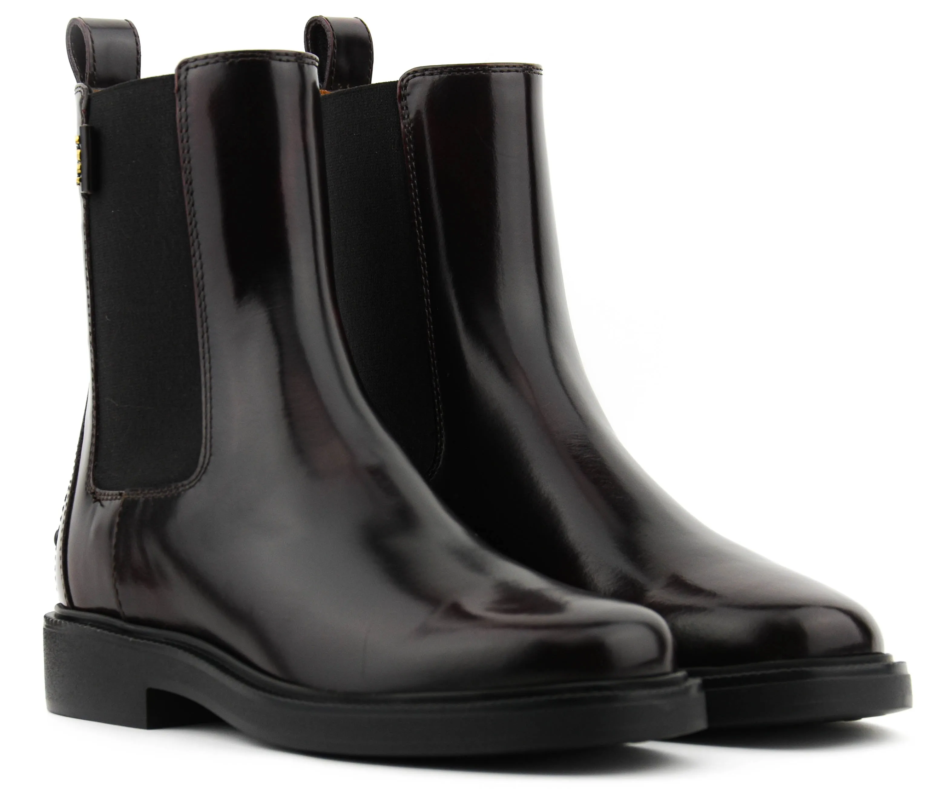 TODS dames  TOD'S CHELSEA BOOT DARK BROWN